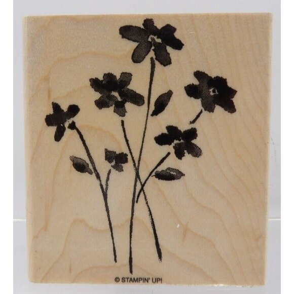 Small Flowers ©Stampin' Up! Primitive Design - Picture 1 of 2